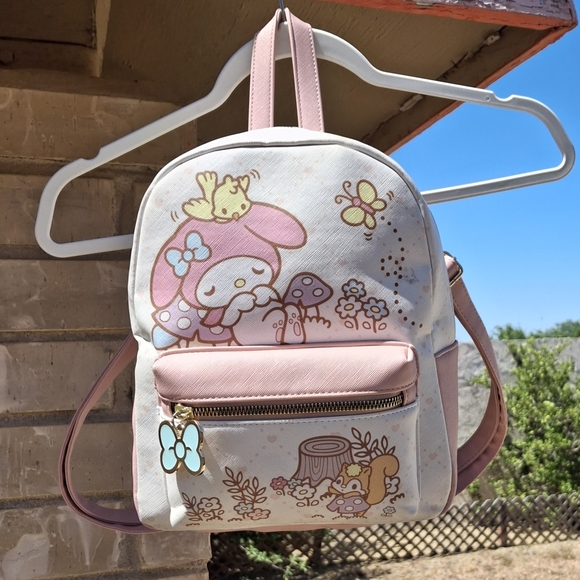 Bioworld My Melody Mushroom Forest Pink Mini Backpack - Picture 3 of 16